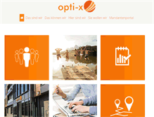 Tablet Screenshot of opti-x.de